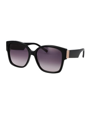 Ted Baker TB1767 Linia 001 glanzende zwartpaarse zonnebril met kleurverloop