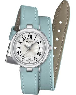 Tissot Bellissima Xs Double Tour Strap Dames Horloge Blauw T1260101611301