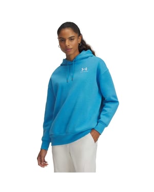 Under Armour Dames/Dames Icon Fleece Oversized Hoodie (Blauw)