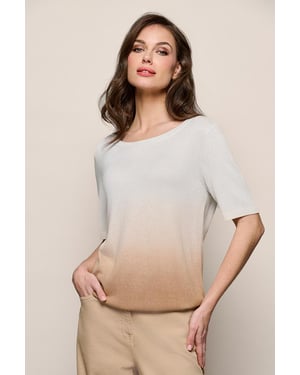 Cecile Top Offwhite / Zand