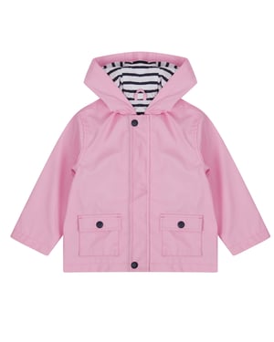 Larkwood Waterdicht Baby Jasje (Suikerspin Roze)