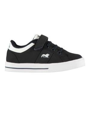 Lonsdale Latimer leren sportschoenen voor kinderen (Marine)
