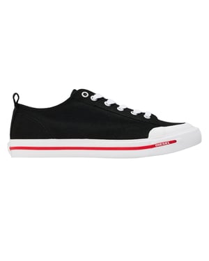 Diesel Athos canvas sportschoenen voor dames (Zwart, Wit)