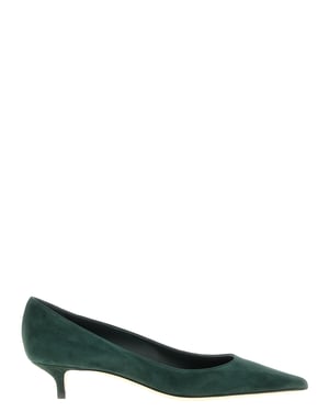 Jimmy Choo Bicolor Leren Middenhak Pumps