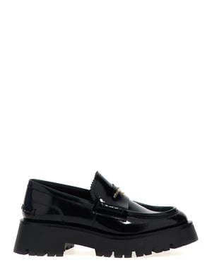 Alexander Wang Zwarte Runderleer Instappers