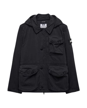 Weekend Offender Heren Harporcrate Hooded Jacket (Zwart)