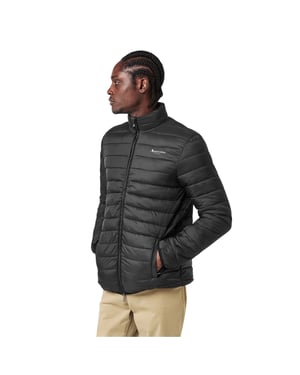Aquascutum Heren Puffer Jas (Zwart)
