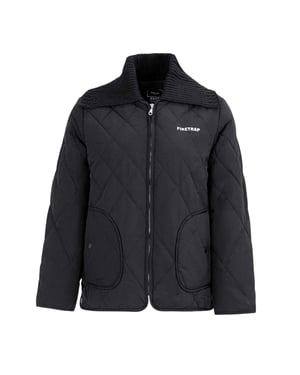 Firetrap Dames Gewatteerde Relaxed Fit Jacket (Zwart)