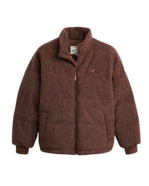 Levi's Heren Rocky Gequiltede Pufferjack (Bruin)