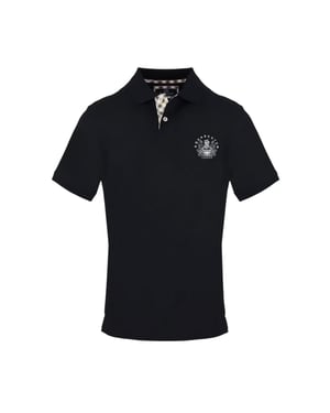 Aquascutum Heren Logo Poloshirt (Zwart)