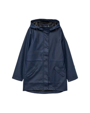 Vero Moda Regenjas voor dames met voorzakken (Marine)