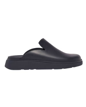 Fit Flop Dames/Dames Leren Muiltjes (Marine)