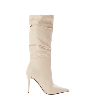 Steve Madden Schmooze enkellaarsjes met naaldhak voor dames (Bone)