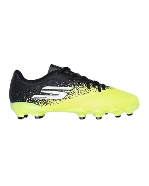 Skechers Razor voetbalschoenen voor kinderen (Firm Ground) (Geel/zwart)