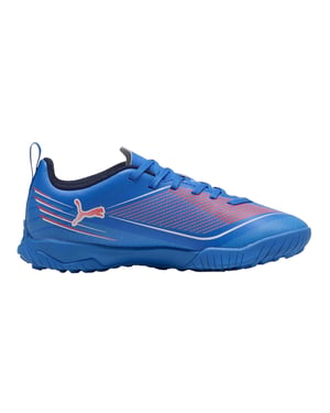 Puma Ultra 6-voetbalschoenen voor jongens (Blauw/Wit)