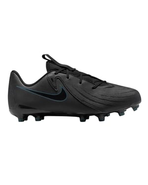 Nike Phantom GX II Academy voetbalschoenen voor kinderen (voor harde ondergrond) (Zwart, Groen)