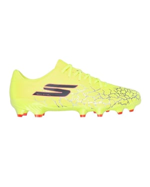 Skechers SKX 01 Academy voetbalschoenen voor kinderen (voor harde ondergrond) (Geel/zwart)