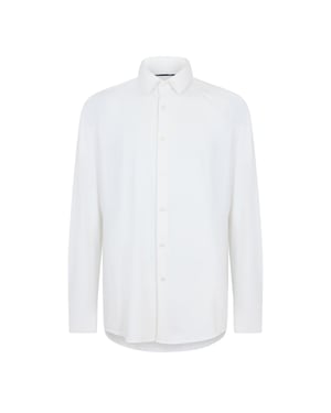 Boss Heren P-Hank S Oxford-overhemd met lange mouwen (Wit)