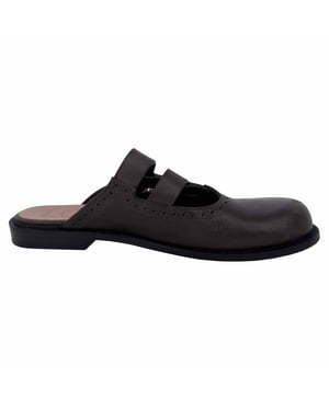 Loewe Campo Mary Jane Muilen in Bruin Leer