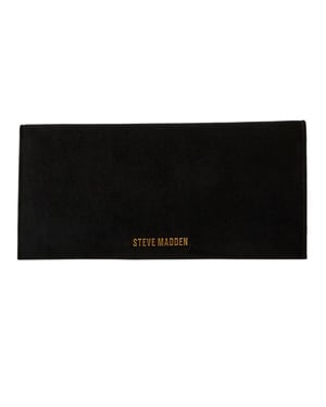 Steve Madden Gladde clutch voor dames (Zwart)