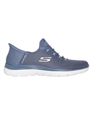 Skechers Mens Summits - Diamond Dream slip-in vrijetijdsschoenen (Leisteen)