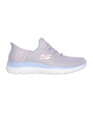 Skechers Mens Summits - Diamond Dream slip-in vrijetijdsschoenen (Grijs/Lavendel)