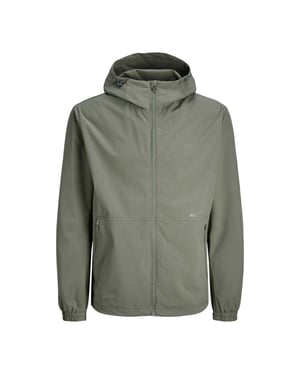 Jack And Jones Heren Lichtgewicht Jas met Capuchon (Agave Groen)