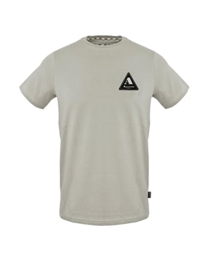 Aquascutum Heren Driehoek Logo T-Shirt (Grijs)