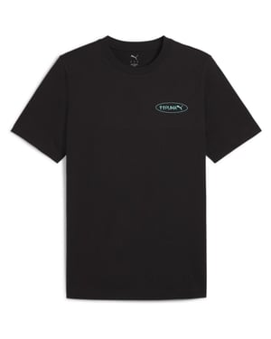 Puma ESS No.1 Logo T-shirt voor heren, regular fit (Poema Zwart)