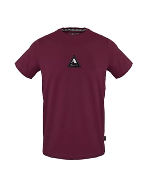 Aquascutum Heren borst Logo T-Shirt (Rood)