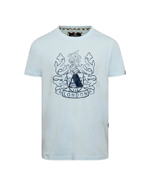 Aquascutum Heren Londen T-Shirt (Sky)