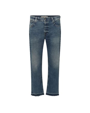 Replay Dames/Dames Rechte Jeans (Blauw)