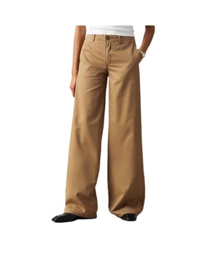 Levi's Dames Big Yikes Wijde Pantalon Chino's (Ermine)