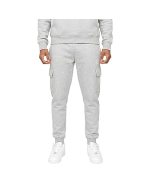 SikSilk Joggingbroek met logo voor heren (Grijze Mergel)
