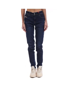 Diesel Dames Slandy Low Skinny Jeans 2018 (Blauw)