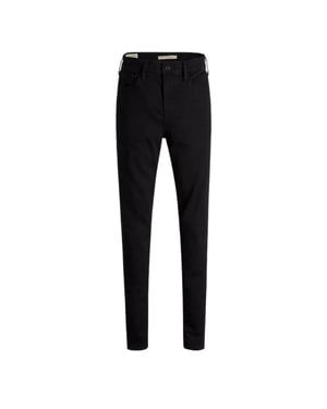 Levis Dames/Dames High Rise Skinny Jeans (Zwart Hemels)