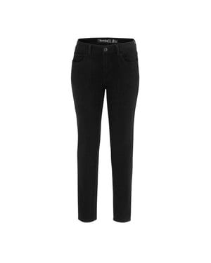 Firetrap Dames Katoenen Mid Rise Skinny Jeans (Zwart)