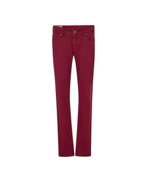 Criminal Damage Heren Skinny Jeans (Wijn)