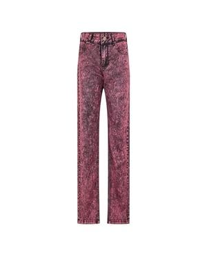 Criminal Damage SOS skinny jeans voor heren met 5 zakken (Bourgondië)