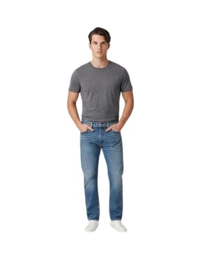 Levis 511 katoenen slim-fit jeans voor heren (Blauw)
