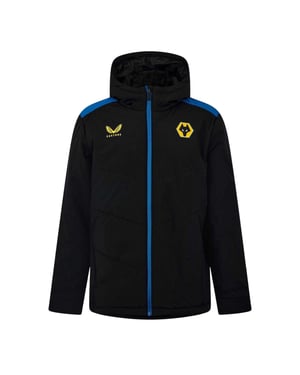 Castore Wolverhampton Wanderers FC-anorak voor heren (Kaviaar/Inktblauw)