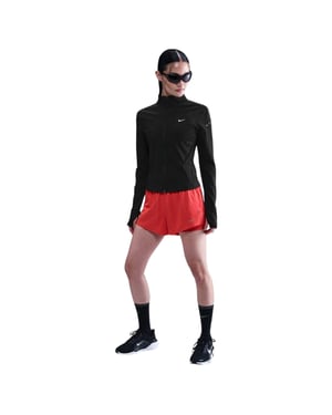 Nike Swift Slim trainingsjack met lange mouwen voor dames (Zwart)