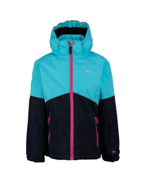 Trespass Ski-jas voor kinderen met afneembare capuchon (Blauw)