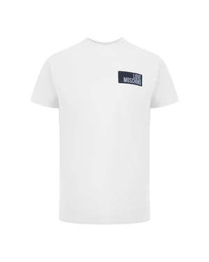 Love Moschino Box Logo Wit T-shirt