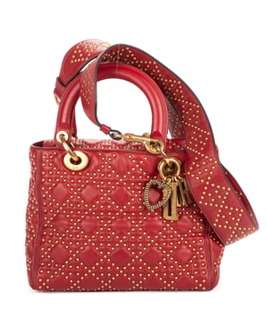 Medium Studded Lady Dior Flap Medium  schoudertas