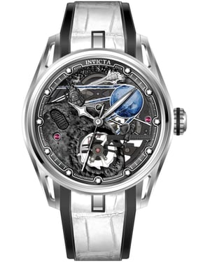 Invicta Celestial 70140 Herenhorloge - Automatisch Uurwerk - Roestvrij Staal met Zilveren Wijzerplaat - 44 mm