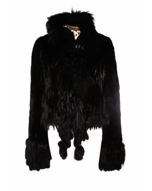 Roberto Cavalli, zwarte nerts bontjas