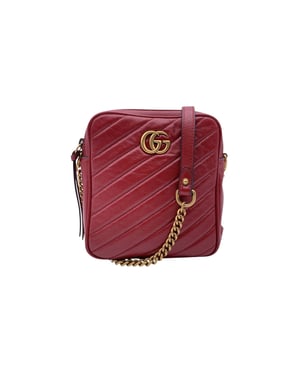 Gucci leren crossbodytas GG Marmont