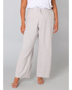 YEST CURVE Uma Bottoms - Soft Grey/White