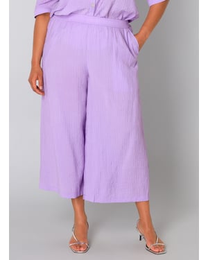 YEST CURVE Ulana Bottoms - Dark Lilac